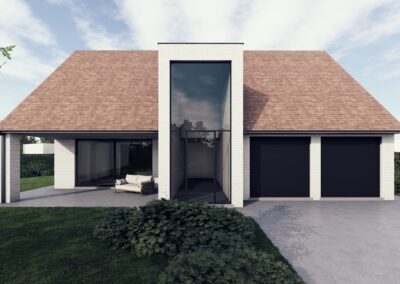 Hedendaagse gezinsvilla